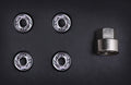 Jeep Wrangler HINGE SECURITY NUTS - JEEP CANDY - JEEP WRANGLER CJ7/YJ/TJ (Designed for model year 1976 - 2006)