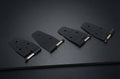 JEEP WRANGLER CJ7, YJ & TJ DOOR HINGES BLACK SET OF 4 (Designed for models 1986-2006)